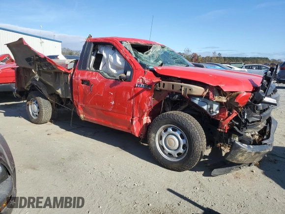 2016 Ford F-150 XL with VIN 1FTMF1CF9GKE77482, listed as a Copart auction lot 77541984 with 0 mi miles and Salvage Title. Bid and sale history available at carsss.com. Image 4.