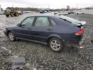 2001 Saab 9-3 with VIN YS3DD58H812003501, listed as a Copart auction lot 51526175 with 162,220 mi miles and Salvage Title. Bid and sale history available at carsss.com. Image 2.
