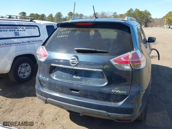 2016 Nissan Rogue SV with VIN 5N1AT2MV9GC830493, listed as a IAAI auction lot 41740580 with 119,991 mi miles. Bid and sale history available at carsss.com. Image 16.