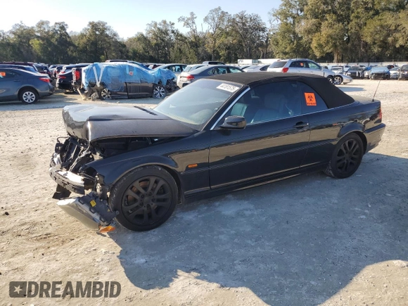 2001 BMW 3 Series 330Ci with VIN WBABS53481JU85155, listed as a Copart auction lot 44181575 with 149,606 mi miles and Salvage Title. Bid and sale history available at carsss.com. Image 1.