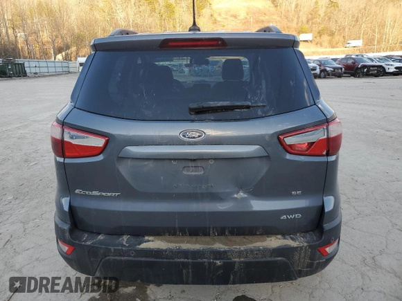 2018 Ford EcoSport SE with VIN MAJ6P1UL3JC215281, listed as a Copart auction lot 46451045 with Not Provided miles and Salvage Title. Bid and sale history available at carsss.com. Image 6.