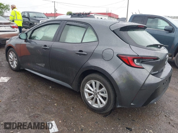2023 Toyota Corolla Hatchback SE with VIN JTND4MBE2P3208889, listed as a IAAI auction lot 42128896 with 17,361 mi miles. Bid and sale history available at carsss.com. Image 3.