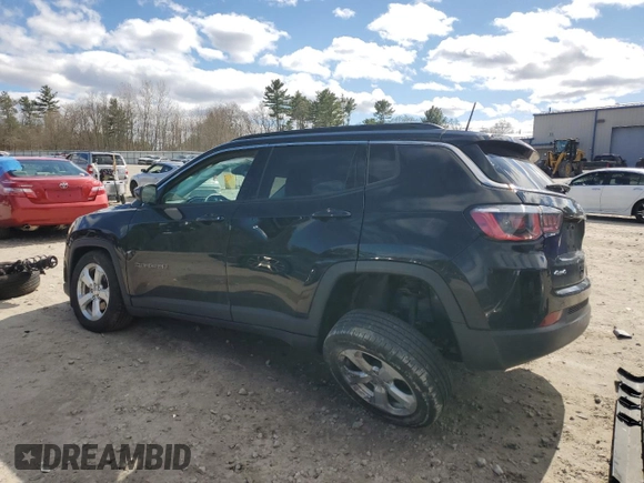 2019 Jeep Compass Latitude z VIN 3C4NJDBB5KT593286, wystawiony jako Copart lot #53249405 z przebiegiem 79 573 mil mil oraz Szkoda całkowita • Salvage title. Historia ofert i sprzedaży dostępna na DreamBid. Obrazek 2.