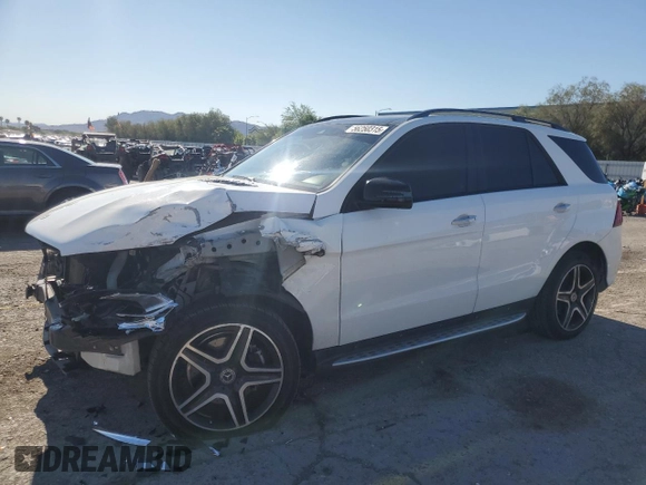 2017 Mercedes-Benz GLE 350 with VIN 4JGDA5JB0HA990502, listed as a Copart auction lot 56250315 with 62,832 mi miles and Salvage title. Bid and sale history available at DreamBid. Image 1.