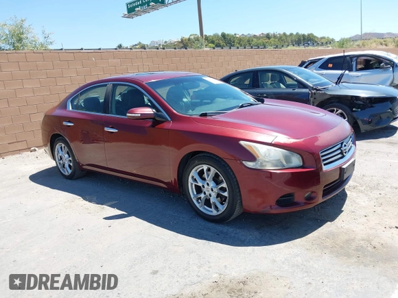 2013 Nissan Maxima S with VIN 1N4AA5AP5DC836150, listed as a IAAI auction lot 42709973 with 215,147 mi miles and . Bid and sale history available at DreamBid. Image 1.