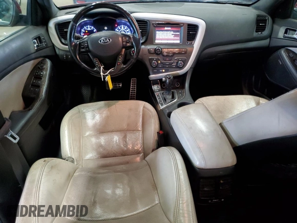 2013 Kia Optima SX with VIN 5XXGR4A65DG121755, listed as a Copart auction lot 63550165 with 231,156 mi miles and Clean title. Bid and sale history available at DreamBid. Image 8.