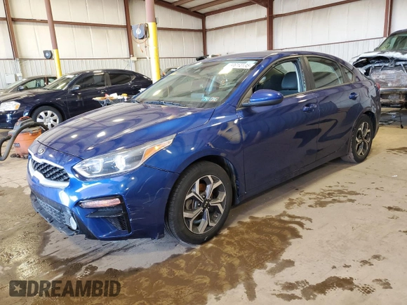 2020 Kia Forte LXS with VIN 3KPF24AD4LE174100, listed as a Copart auction lot 50614135 with 62,634 mi miles and Salvage Title. Bid and sale history available at carsss.com. Image 1.