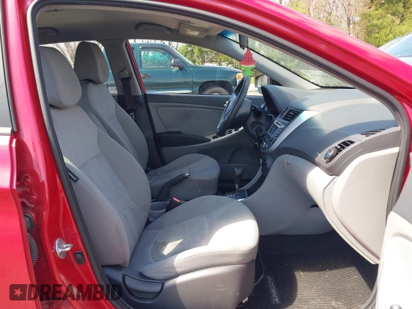 2013 Hyundai Accent GL with VIN KMHCT5AE9DU099021, listed as a IAAI auction lot 42094091 with 226,420 mi miles. Bid and sale history available at carsss.com. Image 5.