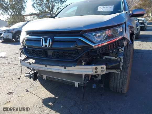 2021 Honda CR-V EX with VIN 2HKRW1H56MH420768, listed as a IAAI auction lot 41398106 with 27,188 mi miles. Bid and sale history available at carsss.com. Image 17.