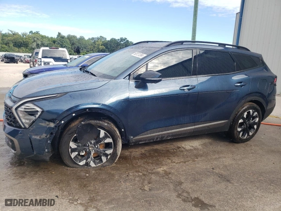 2023 Kia Sportage Plug-In Hybrid X-Line Prestige with VIN KNDPZDAH8P7098759, listed as a Copart auction lot 60131204 with NaN miles and Non Repairable. Bid and sale history available at carsss.com. Image 1.