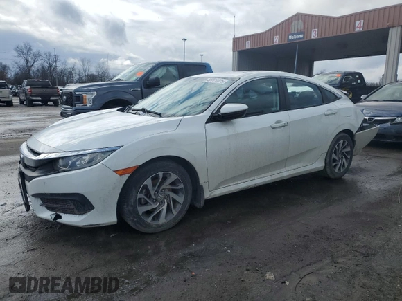 2018 Honda Civic EX with VIN 19XFC2F74JE023954, listed as a Copart auction lot 47771075 with Not Provided miles and Salvage Title. Bid and sale history available at DreamBid. Image 1.