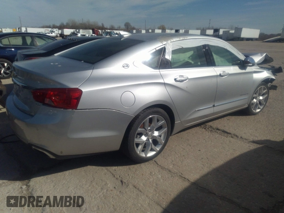 2015 Chevrolet Impala LTZ with VIN 1G1155SL8FU145775, listed as a IAAI auction lot 40390001 with 95,612 mi miles and . Bid and sale history available at DreamBid. Image 4.