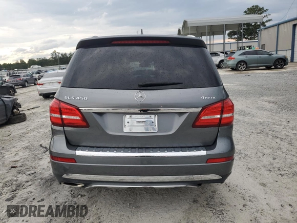 2017 Mercedes-Benz GLS with VIN 4JGDF6EE8HA990971, listed as a Copart auction lot 64061083 with 81,712 mi miles. Bid and sale history available at carsss.com. Image 6.