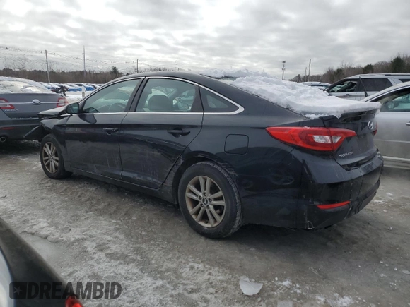 2017 Hyundai Sonata 2.4L with VIN 5NPE24AF8HH444297, listed as a Copart auction lot 46167795 with 183,880 mi miles and Salvage Title. Bid and sale history available at carsss.com. Image 2.