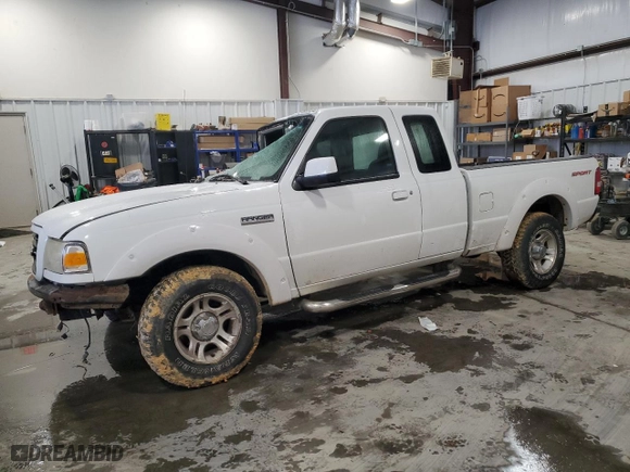 2008 Ford Ranger XLT with VIN 1FTYR44UX8PA46970, listed as a Copart auction lot 87312304 with 154,921 mi miles and Salvage Title. Bid and sale history available at carsss.com. Image 1.