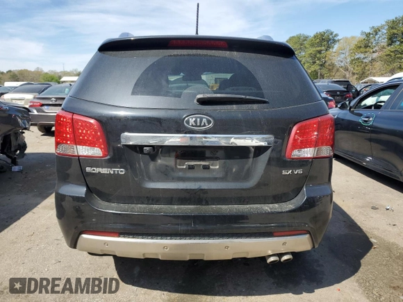 2011 Kia Sorento SX with VIN 5XYKWDA2XBG119038, listed as a Copart auction lot 50416895 with Not Provided miles and Salvage Title. Bid and sale history available at carsss.com. Image 6.