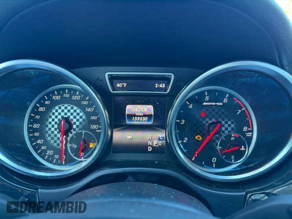2018 Mercedes-Benz GLE 43 AMG with VIN 4JGDA6EB4JB100776, listed as a Copart auction lot 46167125 with 159,530 mi miles and Clean Title. Bid and sale history available at DreamBid. Image 8.