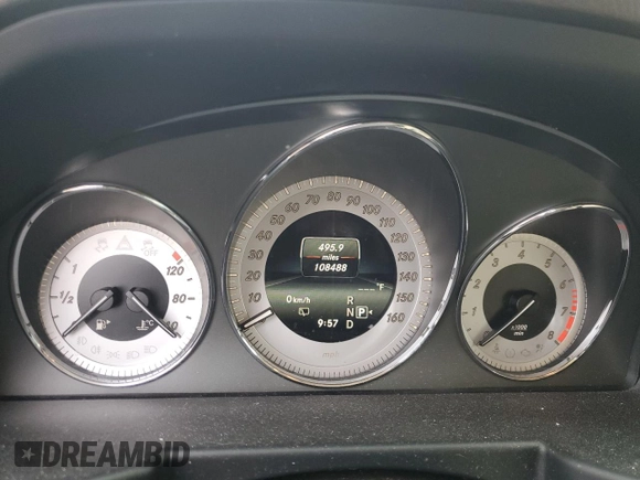 2014 Mercedes-Benz GLK 350 with VIN WDCGG5HB3EG264688, listed as a Copart auction lot 47425865 with 108,488 mi miles and Salvage Title. Bid and sale history available at carsss.com. Image 9.