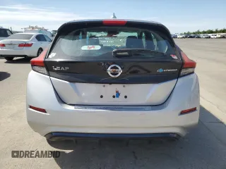 2019 Nissan LEAF SV with VIN 1N4AZ1CP4KC301595, listed as a Copart auction lot 57105005 with 70,589 mi miles and Salvage title. Bid and sale history available at DreamBid. Image 6.