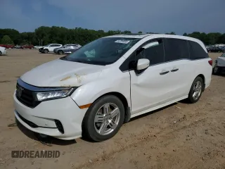 2024 Honda Odyssey Touring z VIN 5FNRL6H89RB026378, wystawiony jako Copart lot #56704885 z przebiegiem Nie podano mil oraz Szkoda całkowita • Salvage title. Historia ofert i sprzedaży dostępna na DreamBid. Obrazek 1.