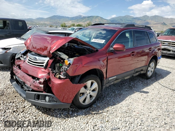 2012 Subaru Outback Prem with VIN 4S4BRCGCXC3243779, listed as a Copart auction lot 59160205 with 144,836 mi miles and Salvage title. Bid and sale history available at DreamBid. Image 1.