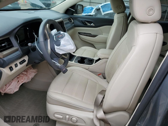 2020 GMC Acadia Denali with VIN 1GKKNPLS2LZ160451, listed as a Copart auction lot 47613745 with 53,214 mi miles and Salvage title. Bid and sale history available at DreamBid. Image 7.