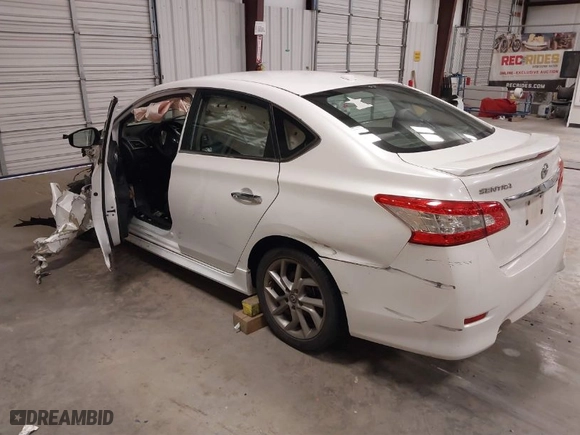 2013 Nissan Sentra SV with VIN 3N1AB7AP7DL768721, listed as a IAAI auction lot 41562037 with 97,202 mi miles. Bid and sale history available at carsss.com. Image 3.