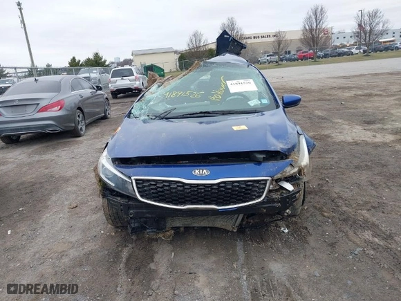 2017 Kia Forte LX with VIN 3KPFK4A75HE054470, listed as a IAAI auction lot 41891526 with 120,000 mi miles. Bid and sale history available at carsss.com. Image 12.