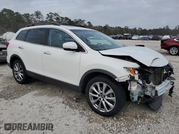 2014 Mazda CX-9 Grand Touring z VIN JM3TB2DAXE0431434, wystawiony jako Copart lot #48337475 z przebiegiem 137 803 mil mil oraz Szkoda całkowita • Salvage title. Historia ofert i sprzedaży dostępna na DreamBid. Obrazek 4.