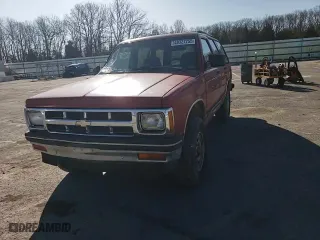 1993 Chevrolet S-10 Blazer with VIN 1GNDT13W9P2194015, listed as a Copart auction lot 48327255 with 188,591 mi miles and Salvage Title. Bid and sale history available at carsss.com. Image 10.