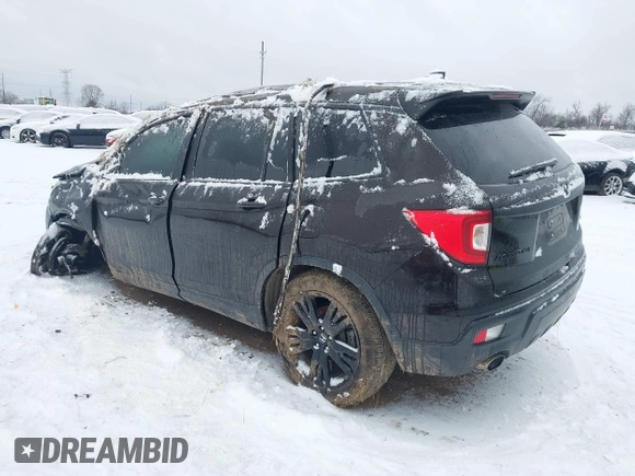 2019 Honda Passport Sport with VIN 5FNYF8H20KB019366, listed as a IAAI auction lot 41155033 with 79,250 mi miles and . Bid and sale history available at DreamBid. Image 3.