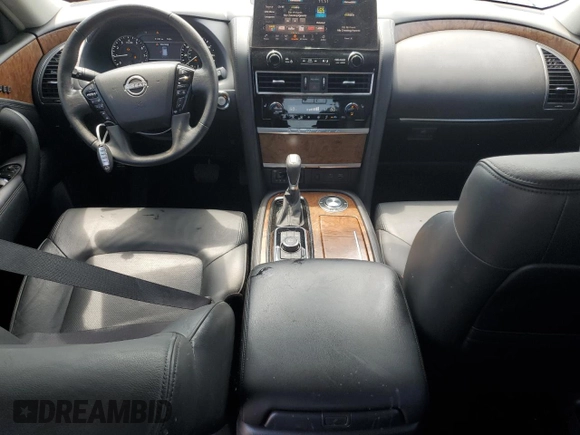 2023 Nissan Armada SL with VIN JN8AY2BA3P9400045, listed as a Copart auction lot 64708373 with 13,826 mi miles. Bid and sale history available at carsss.com. Image 8.