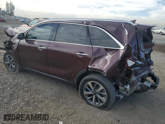 2019 Kia Sorento EX Sport V6 with VIN 5XYPH4A56KG474072, listed as a Copart auction lot 88963735 with 87,758 mi miles and Salvage Title. Bid and sale history available at carsss.com. Image 2.