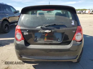 2009 Chevrolet Aveo 2LT with VIN KL1TG66E29B347370, listed as a Copart auction lot 72695624 with 129,479 mi miles and Salvage title. Bid and sale history available at DreamBid. Image 6.