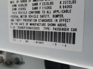 2017 Acura TLX V6 w/Technology Pkg with VIN 19UUB2F52HA002835, listed as a Copart auction lot 54277395 with 97,742 mi miles and Salvage Title. Bid and sale history available at carsss.com. Image 12.