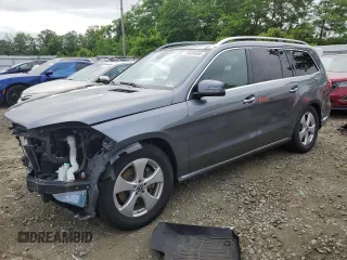 2017 Mercedes-Benz GLS 450 z VIN 4JGDF6EE7HA960117, wystawiony jako Copart lot #59604655 z przebiegiem 69 655 mil mil oraz Szkoda całkowita • Salvage title. Historia ofert i sprzedaży dostępna na DreamBid. Obrazek 1.