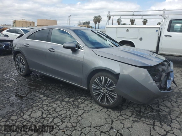 2021 Mercedes-Benz CLA 250 with VIN W1K5J4GB5MN166806, listed as a Copart auction lot 46070344 with 41,343 mi miles and . Bid and sale history available at DreamBid. Image 4.