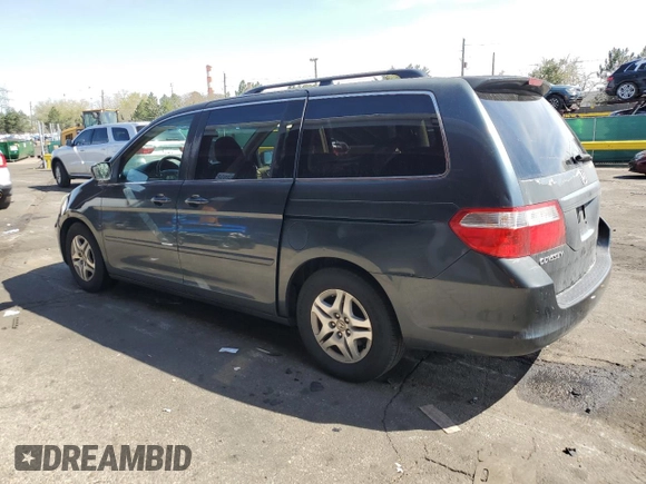 2006 Honda Odyssey EX-L with VIN 5FNRL38706B030501, listed as a Copart auction lot 53096515 with 197,215 mi miles and Salvage Title. Bid and sale history available at carsss.com. Image 2.