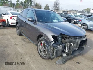 2019 Alfa Romeo Stelvio z VIN ZASPAKAN7K7C30248, wystawiony jako IAAI lot #41779668 z przebiegiem 53 058 mil mil oraz . Historia ofert i sprzedaży dostępna na DreamBid. Obrazek 1.