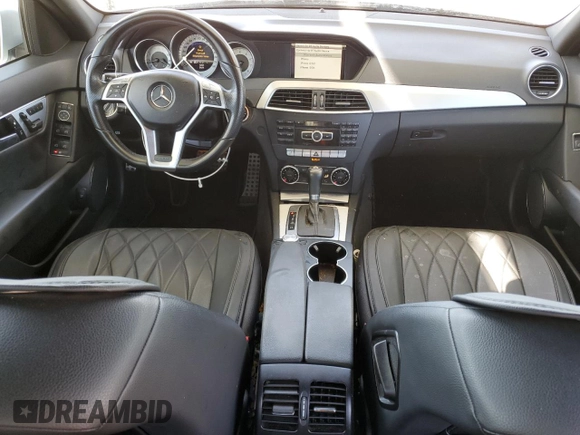 2013 Mercedes-Benz C 250 Sport with VIN WDDGF4HB4DA763879, listed as a Copart auction lot 53202615 with 93,641 mi miles and Salvage Title. Bid and sale history available at carsss.com. Image 8.