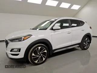 2019 Hyundai Tucson Sport z VIN KM8J33AL3KU874095, wystawiony jako Copart lot #55959415 z przebiegiem 86 092 mil mil oraz Czysty tytuł • Clean title. Historia ofert i sprzedaży dostępna na DreamBid. Obrazek 1.