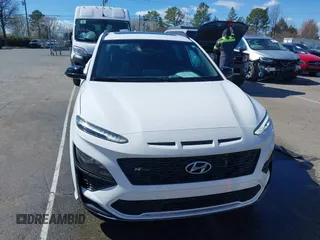 2023 Hyundai Kona N Line with VIN KM8K3CA34PU980566, listed as a IAAI auction lot 41745359 with 45,951 mi miles. Bid and sale history available at carsss.com. Image 12.