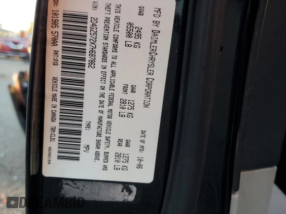 2007 Dodge Magnum R/T z VIN 2D4GZ572X7H687862, wystawiony jako Copart lot #84060134 z przebiegiem 170 431 mil mil oraz Szkoda całkowita • Salvage title. Historia ofert i sprzedaży dostępna na DreamBid. Obrazek 12.