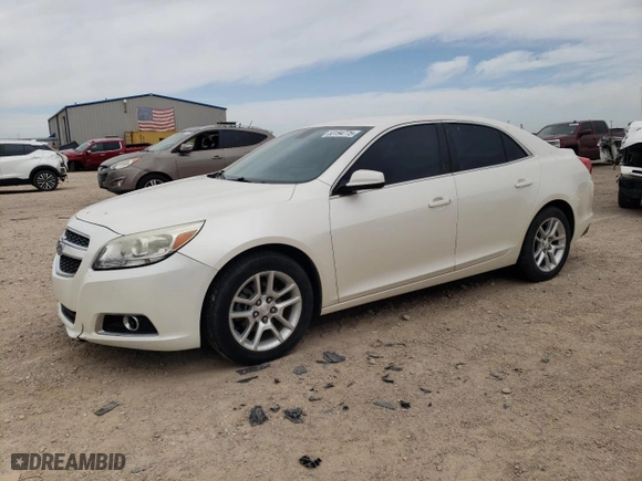 2013 Chevrolet Malibu ECO with VIN 1G11F5RR9DF107058, listed as a Copart auction lot 53194775 with 196,622 mi miles and Clean Title. Bid and sale history available at carsss.com. Image 1.