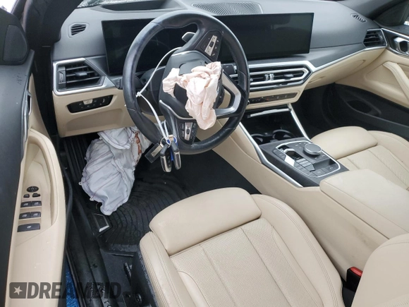 2024 BMW 4 Series 430i with VIN WBA23AT05RCN97995, listed as a Copart auction lot 89246165 with 14,463 mi miles and Salvage title. Bid and sale history available at DreamBid. Image 8.