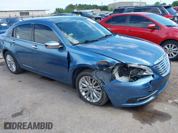2011 Chrysler 200 Limited with VIN 1C3BC2FB4BN576012, listed as a IAAI auction lot 42066882 with 156,623 mi miles and . Bid and sale history available at DreamBid. Image 1.