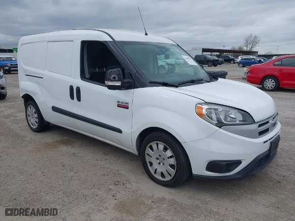 2015 Ram ProMaster City Cargo Van Tradesman SLT with VIN ZFBERFBT9F6954633, listed as a IAAI auction lot 41401929 with 97,728 mi miles. Bid and sale history available at carsss.com. Image 1.