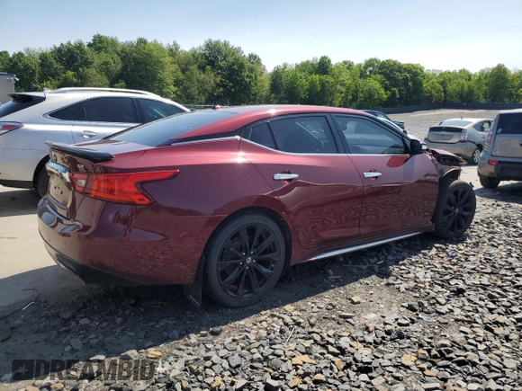 2017 Nissan Maxima S with VIN 1N4AA6AP0HC418932, listed as a Copart auction lot 58352765 with 80,944 mi miles and Salvage title. Bid and sale history available at DreamBid. Image 3.