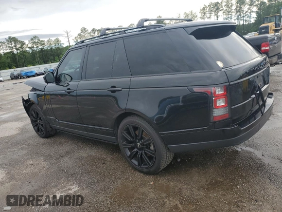 2015 Land Rover Range Rover HSE with VIN SALGS2VF2FA202142, listed as a Copart auction lot 56581685 with 59,997 mi miles and Salvage title. Bid and sale history available at DreamBid. Image 2.