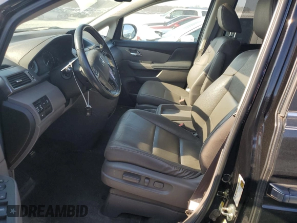 2014 Honda Odyssey EX-L with VIN 5FNRL5H64EB034147, listed as a Copart auction lot 46372795 with 156,720 mi miles and Salvage Title. Bid and sale history available at carsss.com. Image 7.